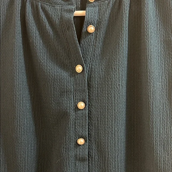 89th & Madison Teal Sleeveless Top - Picture 4 of 7